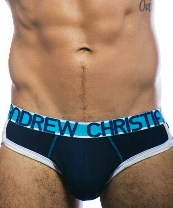 Andrew Christian Briefs CoolFlex Men Brief-Slips Homme Show-it Navy 90937 16 - SexyMenUnderwear.com