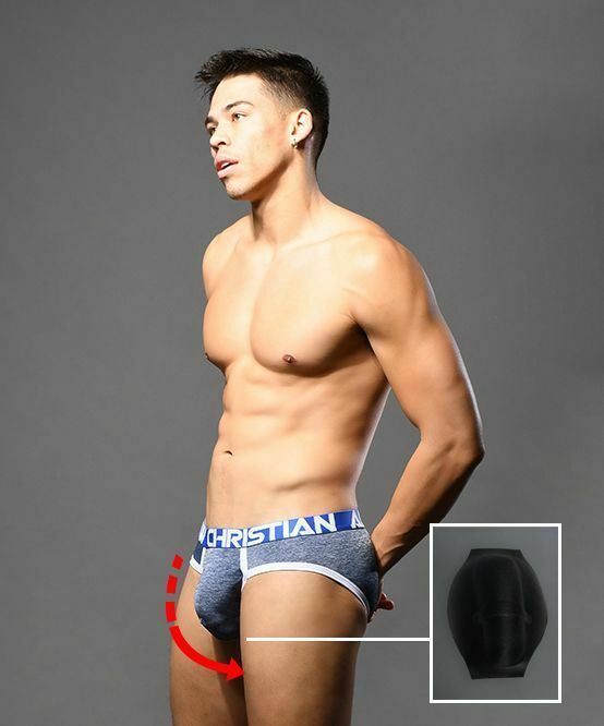 ANDREW CHRISTIAN Briefs Edition Shock Jock Brief Removable Shaping Pad 92425 5 - SexyMenUnderwear.com