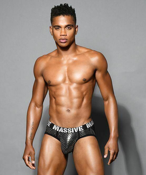 Andrew Christian Jock Massive Disco Sheer Jockstrap Metallic Yarn 92136 54 - SexyMenUnderwear.com