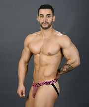 Andrew Christian Jock Neon Paradise Jockstrap Stripped Pink 91047 15 - SexyMenUnderwear.com
