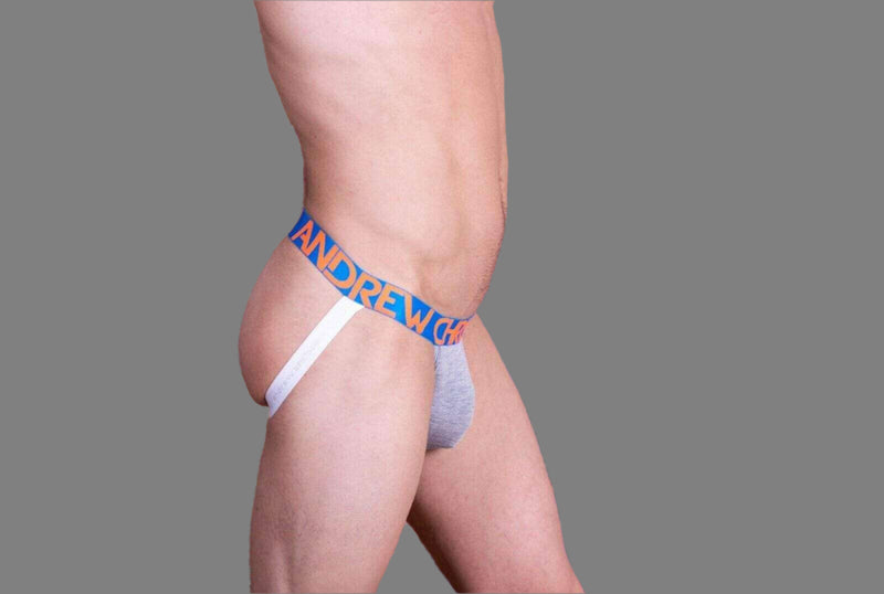 Andrew Christian Jocks Almost Naked Premium Jockstrap Grey 90936 3 - SexyMenUnderwear.com