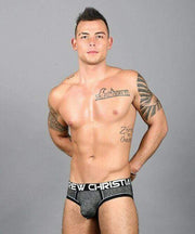Andrew Christian Jocks Sparkle Denim Arch Jockstrap Silver 91579 26 - SexyMenUnderwear.com