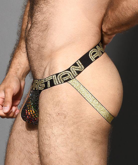 Andrew Christian Jockstrap Disco Camouflage Radiant Sparkly Jockstrap 92236 18 - SexyMenUnderwear.com