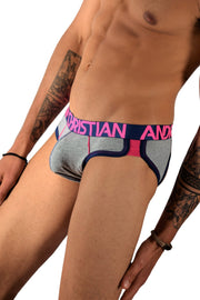 Andrew Christian Jockstrap Show-It Retro Locker-Room Grey 91030 27 - SexyMenUnderwear.com