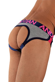 Andrew Christian Jockstrap Show-It Retro Locker-Room Grey 91030 27 - SexyMenUnderwear.com