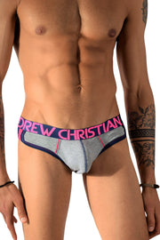 Andrew Christian Jockstrap Show-It Retro Locker-Room Grey 91030 27 - SexyMenUnderwear.com