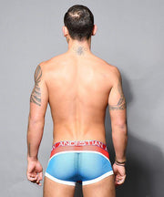 Andrew Christian Mesh Boxer Sheer Retro Black & Red 92115 6 - SexyMenUnderwear.com