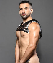 ANDREW CHRISTIAN See-Thru NETTank 4-Way Stretch Ultra Mesh Crop-Top 3249 - SexyMenUnderwear.com