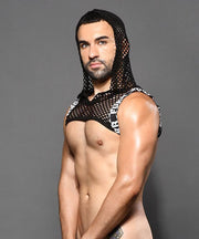 ANDREW CHRISTIAN See-Thru NETTank 4-Way Stretch Ultra Mesh Crop-Top 3249 - SexyMenUnderwear.com
