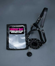 ANDREW CHRISTIAN Trophy Boy Studded Mouth Gag w/ Hole & Plug 43 - SexyMenUnderwear.com
