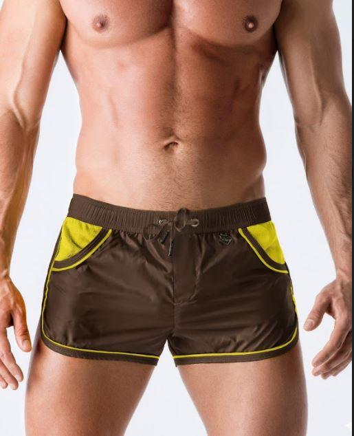 Beach Guard Swimwear MASKULO Swim-Short Tear-Proof Contrast Mesh SW0802-91 32 - SexyMenUnderwear.com