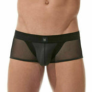 Boxer Gregg Homme Avant-Garde Back Mesh Trunk Fishnet Black 160405 92 - SexyMenUnderwear.com
