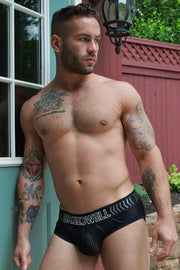 BREEDWELL Briefs Breedcore Mesh Brief Black 28 - SexyMenUnderwear.com
