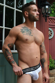 BREEDWELL Briefs Breedcore Mesh Brief White 28 - SexyMenUnderwear.com