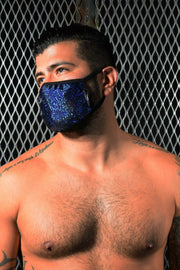 BREEDWELL Fashion Top Quality Face-Masks Stretch Velvet Night Sky Blue 9 - SexyMenUnderwear.com