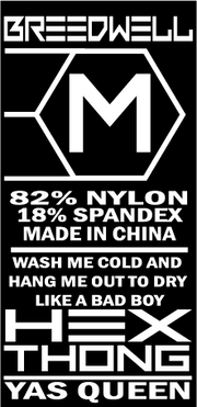 BREEDWELL Go-Go Boy Thong HEX Sheer Mesh Panels Knit Stretchy Jersey Neon Green - SexyMenUnderwear.com