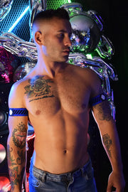 BREEDWELL Reversible Armbands Magnum Blue (1) 36 - SexyMenUnderwear.com