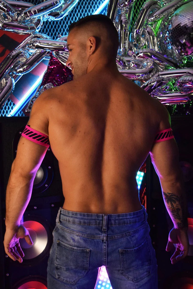 BREEDWELL Reversible Armbands Magnum Pink (1) 36 - SexyMenUnderwear.com