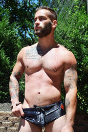 BREEDWELL Swimwear CHAINS Swim-Brief Black-Based Swimsuit Brazilian cut 10 - SexyMenUnderwear.com