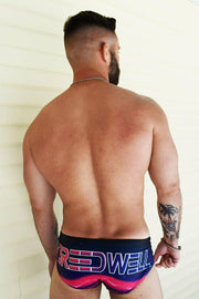 BREEDWELL Swimwear Retro Dreams Swim-Brief Atari fantasy 80s Brazilian Cut 10 - SexyMenUnderwear.com