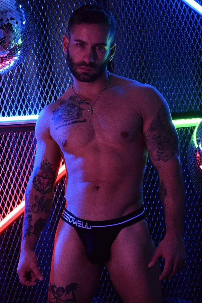 BREEDWELL Trade Jock Simple and Stylish Jockstrap Black 28 - SexyMenUnderwear.com