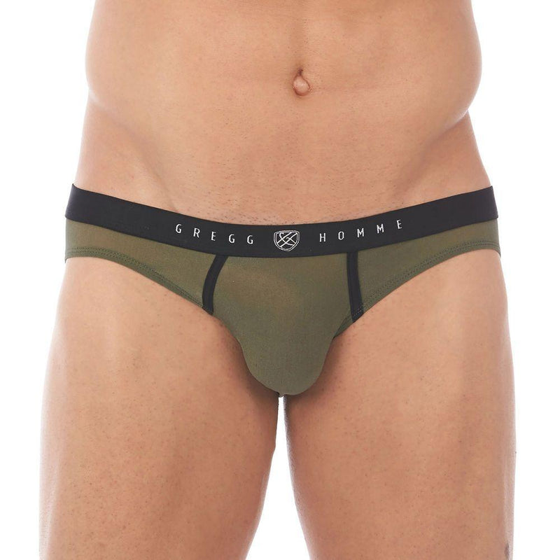 Brief Gregg Homme Torridz Hyper-Stretch Briefs Khaki 87423 10 - SexyMenUnderwear.com