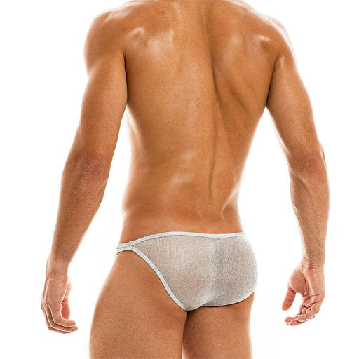Brief Modus Vivendi Underwear Low Cut Brief Armor Metallic Silver 01013 63 - SexyMenUnderwear.com
