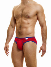 Briefs Modus Vivendi Retro Low-Cut Brief Internal Drawstring Red 14317 - SexyMenUnderwear.com