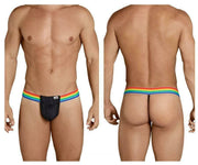CandyMan Mens Underwear Thongs For Men Microfiber Very Smooth Black 99374 2 - SexyMenUnderwear.com