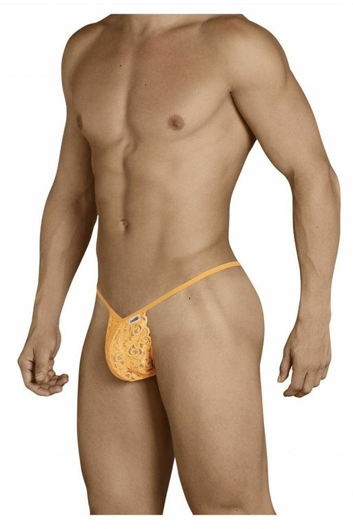 CANDYMAN Thongs Male Lingerie Mens Strings Orange 99371 5 - SexyMenUnderwear.com
