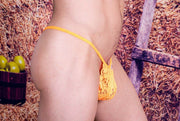 CANDYMAN Thongs Male Lingerie Mens Strings Orange 99371 5 - SexyMenUnderwear.com