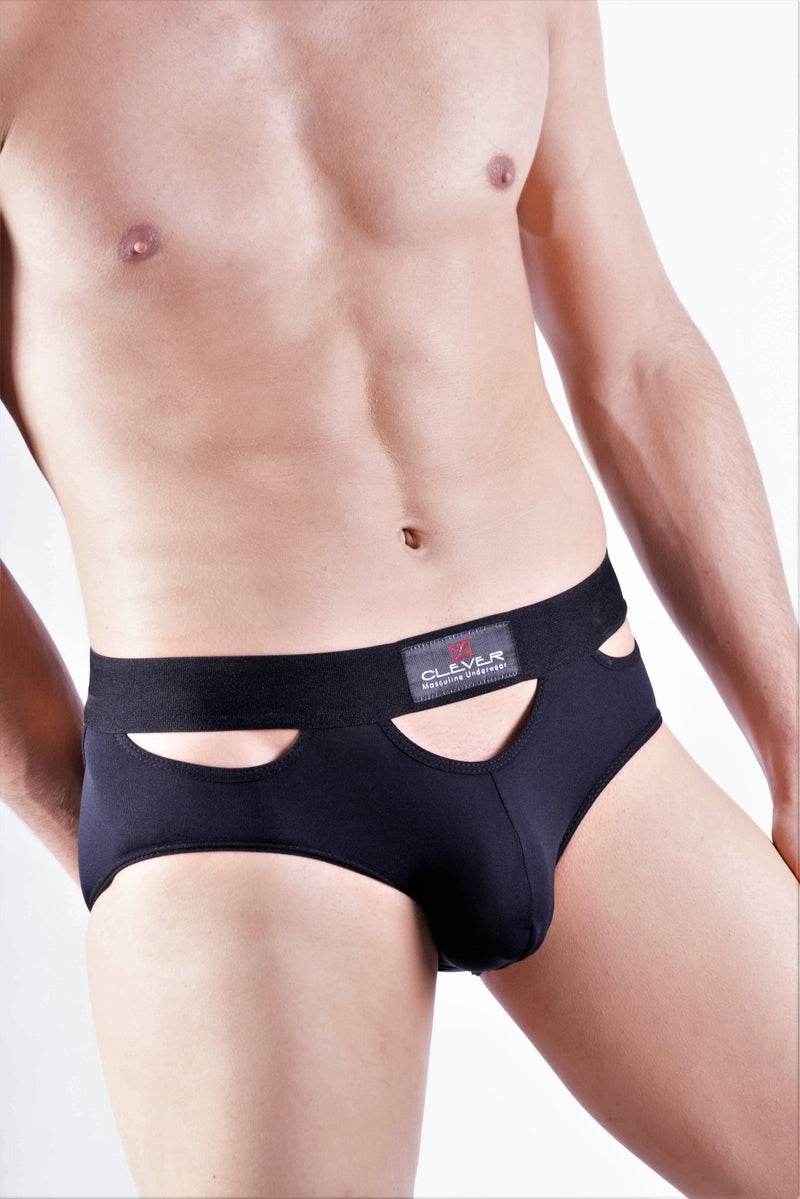Clever Brief Samba Slip BLACK 5204 7 - SexyMenUnderwear.com