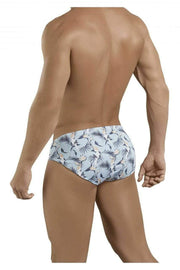 Clever Cockatoos Mens Swimsuits Top Quality Swimwear Swim-Brief Blue 0681 7 - SexyMenUnderwear.com