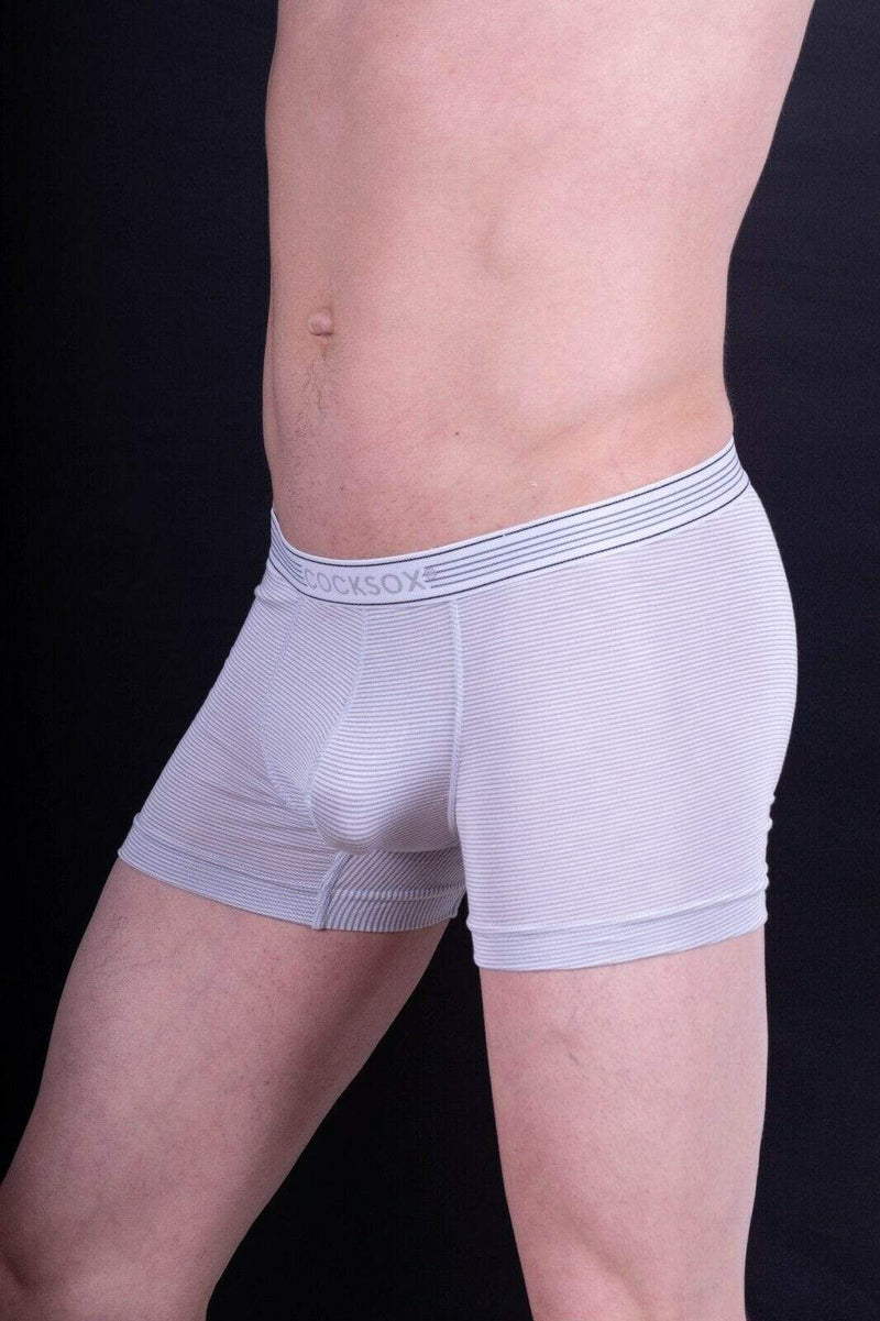 CockSox Boxer Snug Pouch Modal Boxer Trunk Sport Coach Grey CX12PRO 18 - SexyMenUnderwear.com