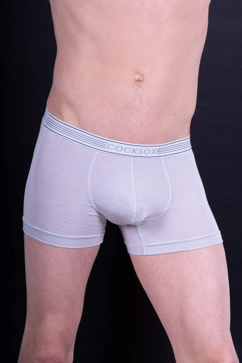 CockSox Boxer Snug Pouch Modal Boxer Trunk Sport Coach Grey CX12PRO 18 - SexyMenUnderwear.com