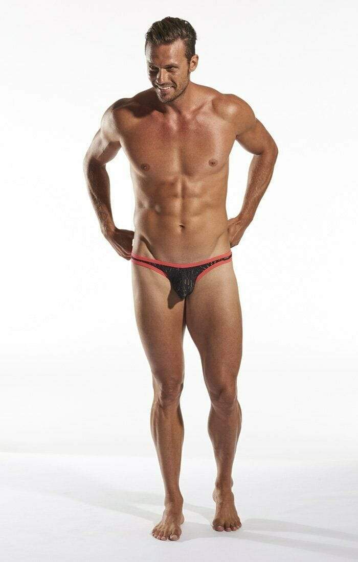 CockSox Brief Enhancer Pouch Shredded Briefs Slip Eclipse Red CX01SD 19 - SexyMenUnderwear.com