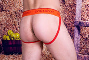 CockSox Jock Enhancer Pouch Sport Comfy Jockstrap Summac Red CX21N 7 - SexyMenUnderwear.com