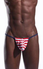 COCKSOX String Slingshot Sexy G-Strings Liberty Stripe CX14 8 - SexyMenUnderwear.com