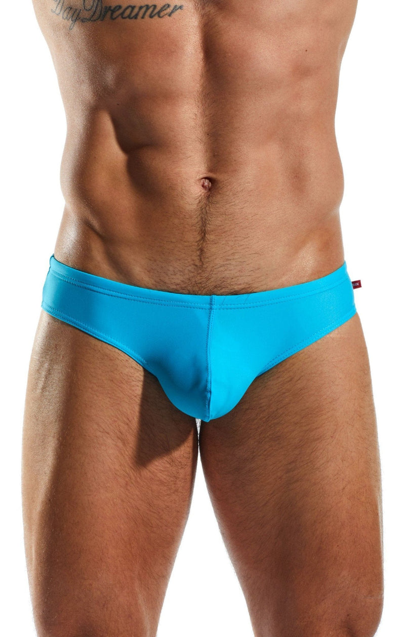 COCKSOX Swimwear Suportive Snug Pouch Drawstring Swim-Brief Baseline Blue CX04 21 - SexyMenUnderwear.com