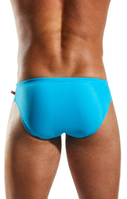 COCKSOX Swimwear Suportive Snug Pouch Drawstring Swim-Brief Baseline Blue CX04 21 - SexyMenUnderwear.com