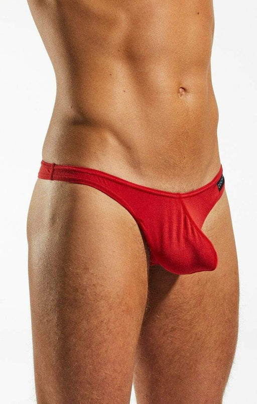 CockSox Thong Enhancer Pouch Modal Tangas SHEER Red CX05NG 12 - SexyMenUnderwear.com