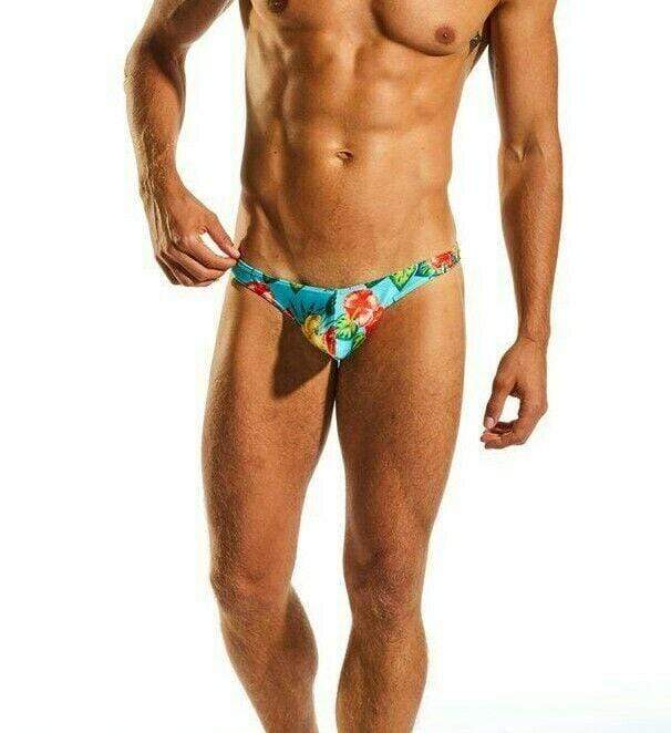 Cocksox Thong Enhancer Pouch Tangas Hombres Hibiscus Cruise CX05CR 13 - SexyMenUnderwear.com