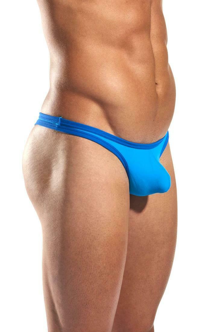 COCKSOX Thong Enhancer Supplex Lycra Thongs Lapis Blue CX05BD 15 - SexyMenUnderwear.com