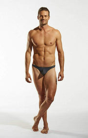 CockSox Thong Enhancer Supplex Quality Tangas Carbon Black CX05 10 - SexyMenUnderwear.com