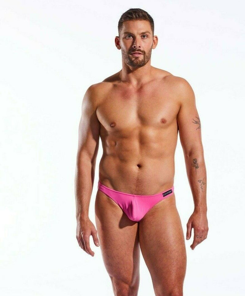 COCKSOX Thong Enhancing Pouch Uultra Soft Fast Drying Supplex Miami Pink CX05 12 - SexyMenUnderwear.com