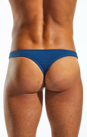 COCKSOX Thong Lycra Supplex Thongs Ultra Enhancing Pouch Navy CX05 11 - SexyMenUnderwear.com