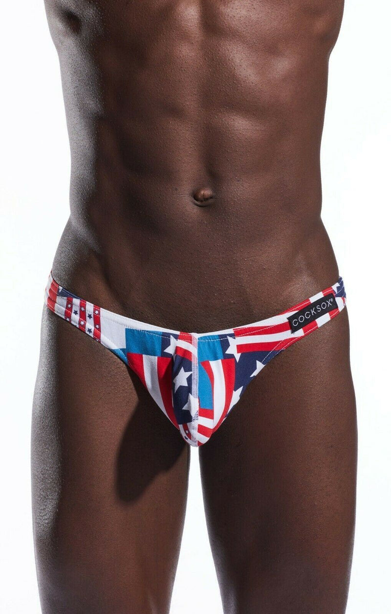 COCKSOX Thongs Fast Drying Supplex Thong Enhancing Pouch FREEDOM CX05 11 - SexyMenUnderwear.com
