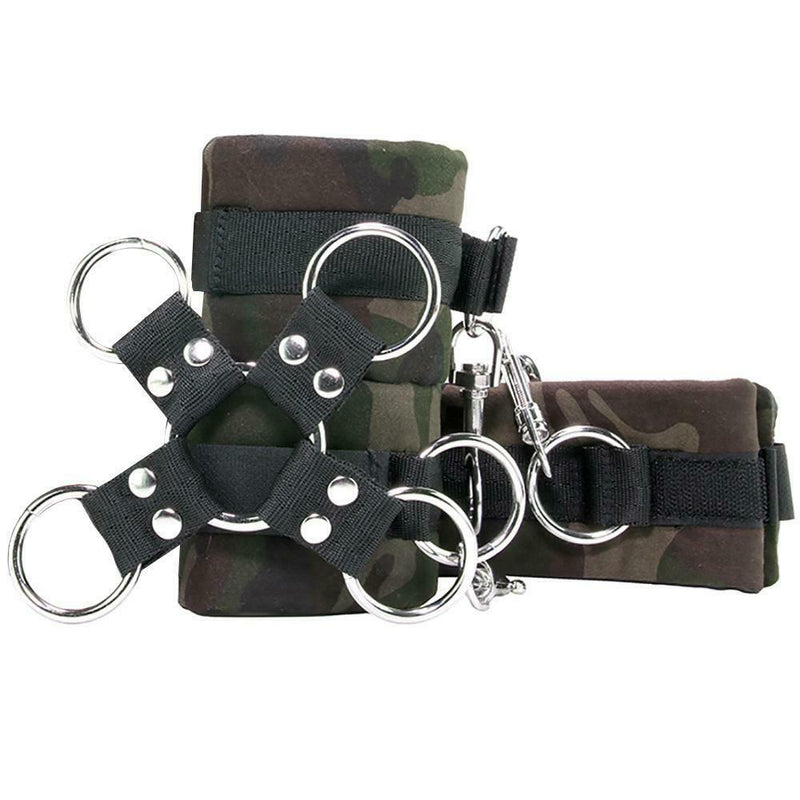 COLT Camo Hog Tie Totally Adjustable Unisex Cuffs SX2 - SexyMenUnderwear.com