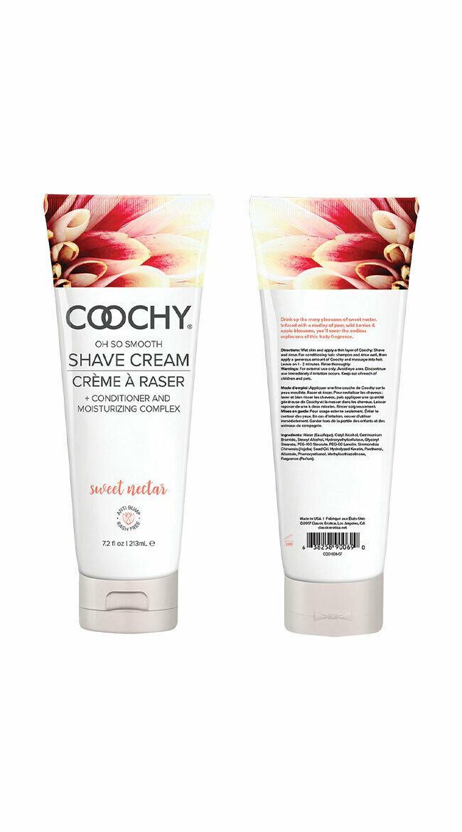COOCHY Shaving Cream with Conditioner So Smooth Sweet Nectar 7.2oz / 213ml K - SexyMenUnderwear.com