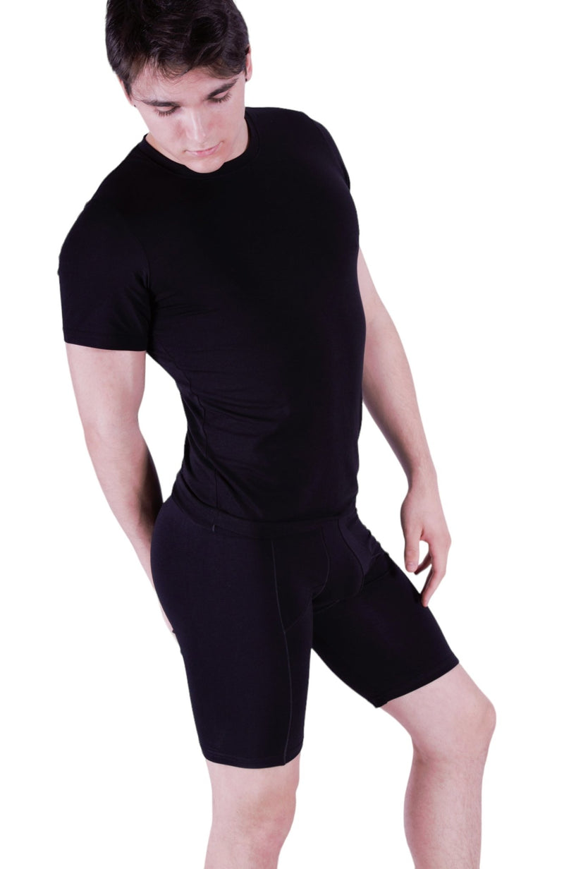 Doreanse Athetic Long Boxer Body-Defining Fit With Seamed Pouch Black 1792 4 - SexyMenUnderwear.com